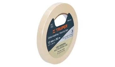 Cinta masking tape |1/2" x 50 m 6pz