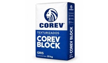 Recubrimiento de Muros Kit Corevblock | Gris 25 kg + Aditivo