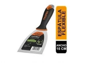 Espatula Flexible Acero Inoxidable Truper |6.in