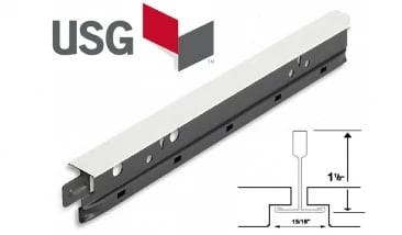 Tee Secundaria Donn 15/16" USG|.61 Mts Blanca Pieza