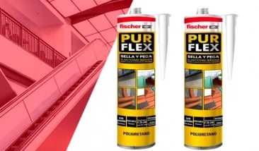 Sellador de Poliuretano Purflex Fischer |Gris 300 ml